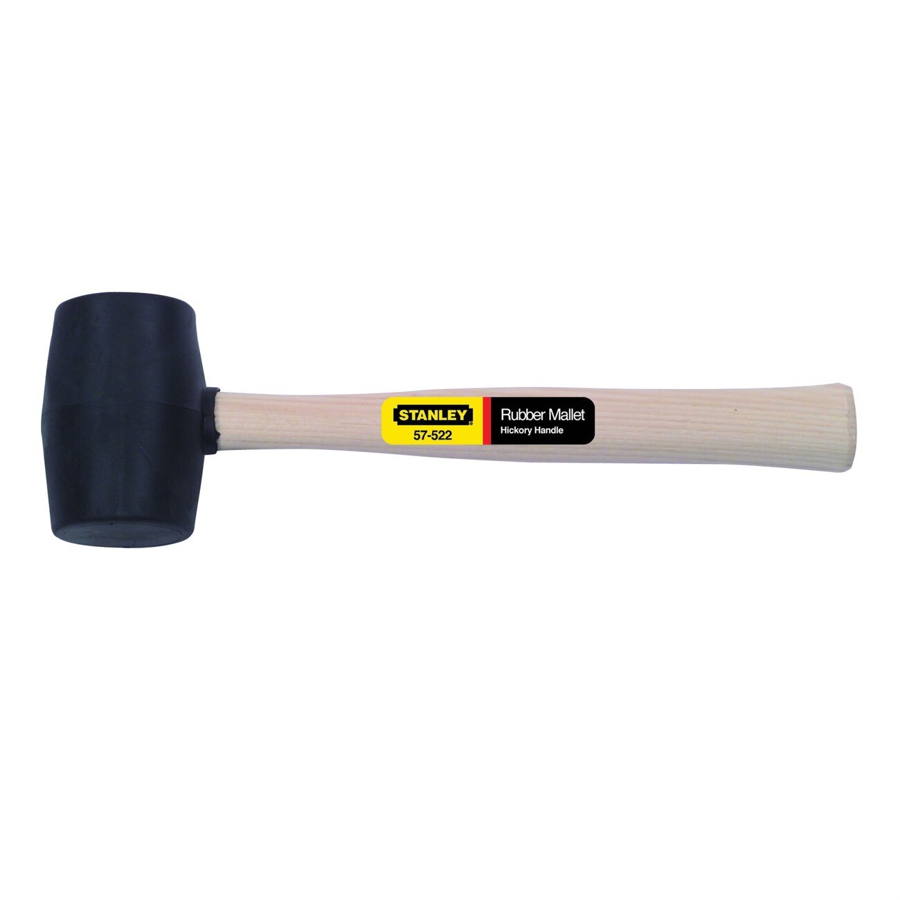 STANLEY Stanley 57-522 Rubber Mallet Hickory Handle 18 Oz