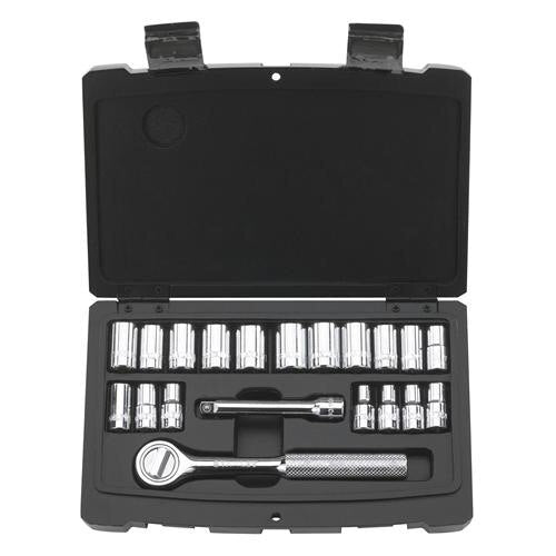 STANLEY Stanley 92-802 20 Piece Socket Set 1/4 Inch Drive Sae
