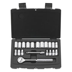 STANLEY Stanley 92-802 20 Piece Socket Set 1/4 Inch Drive Sae
