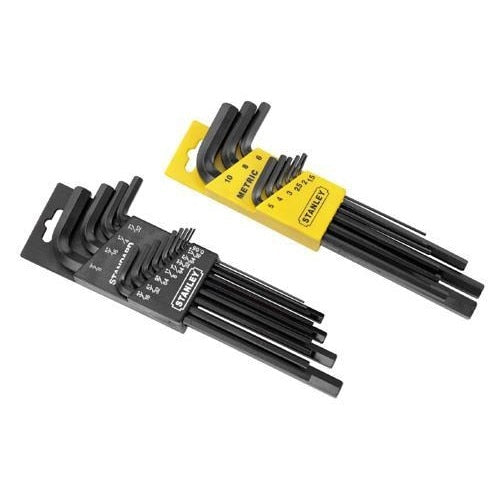 STANLEY Stanley 85-753 Long Arm Hex Key Set 22 Pc Sae Metric