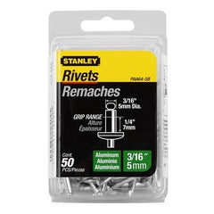 STANLEY Stanley PAA64-5B Aluminum Rivets 3/16x1/4 Inches 50 Pack