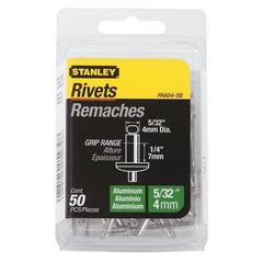 STANLEY Stanley PAA54-5B Aluminum Rivets 5/32x1/4 Inches 50 Pack