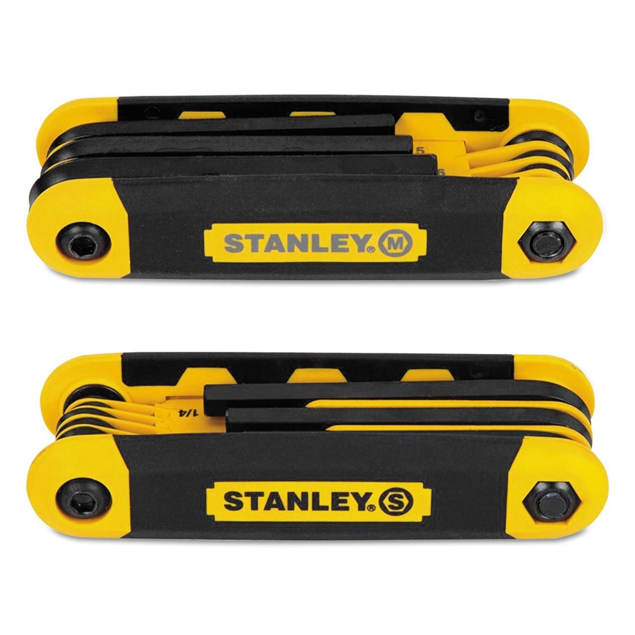 STANLEY Stanley STH71839 Folding Hex Key Set Metric Sae 2 Pack