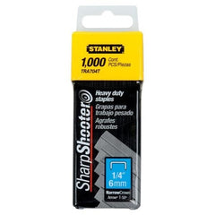 STANLEY Stanley TRA204T Narrow Crown Staples 1/4 in 1000 Pack