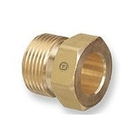 WESTERN ENTERPRISES Western Enterprises 701-2 Hex Brass Regulator Nut CGA-701