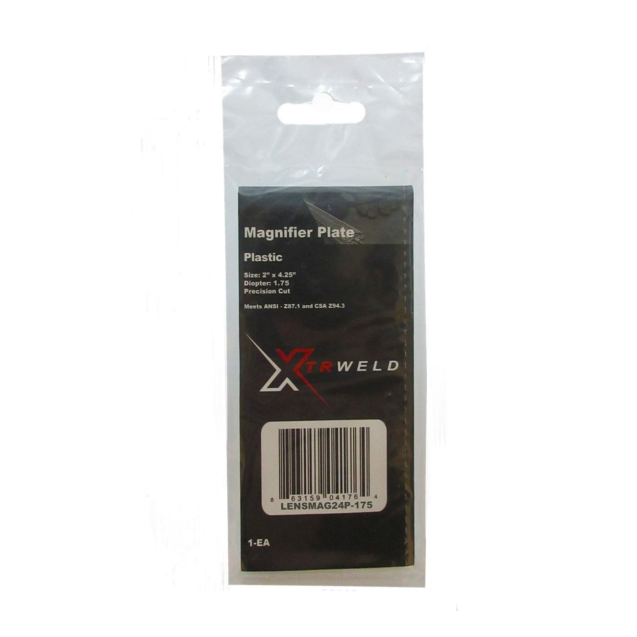 XTRWELD Xtrweld LENSMAG24P-175 Magnifier Plate 1.75 Diopter