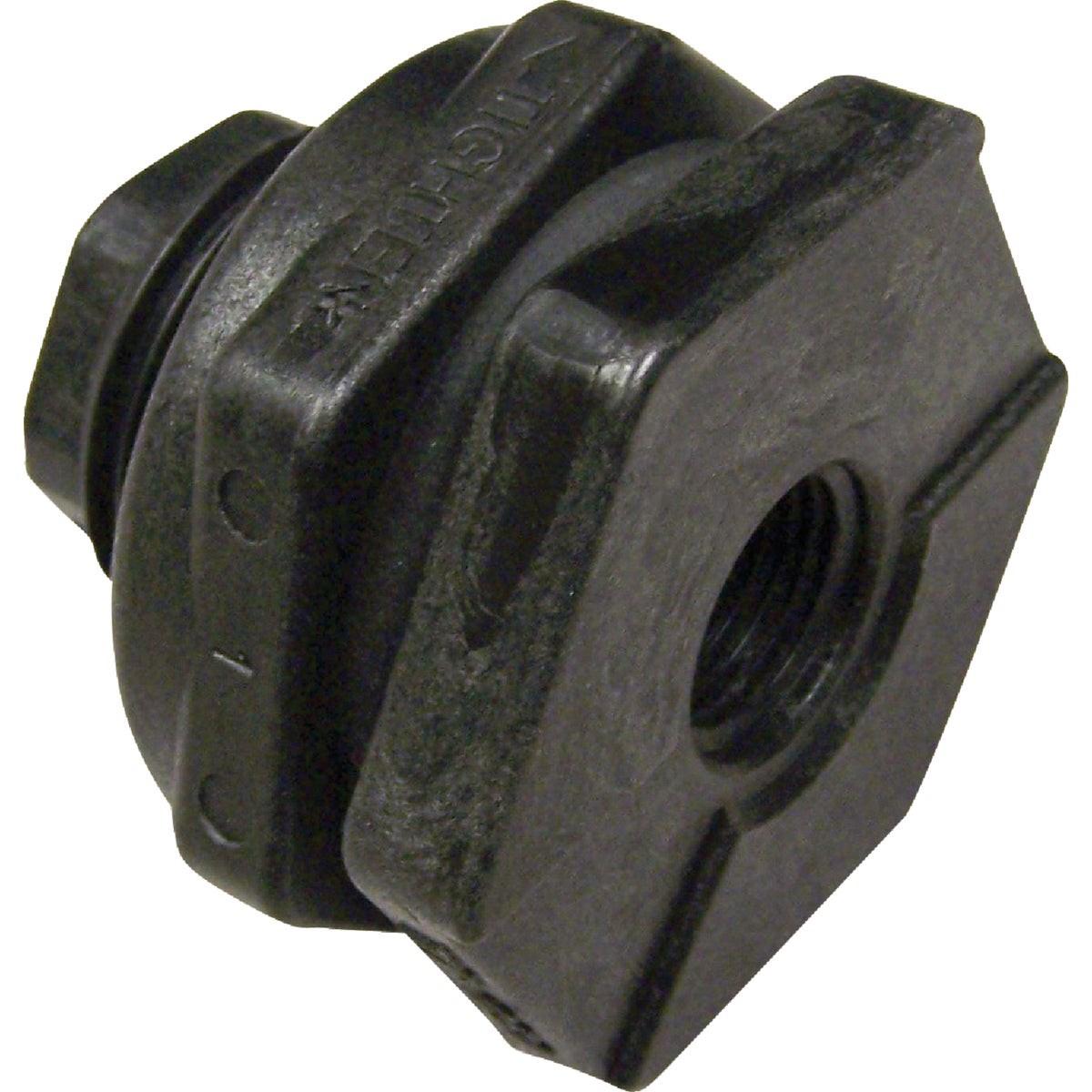 ABBOTT RUBBER Abbott Rubber TF12PE Bulkhead Adapter 0.5 Inch
