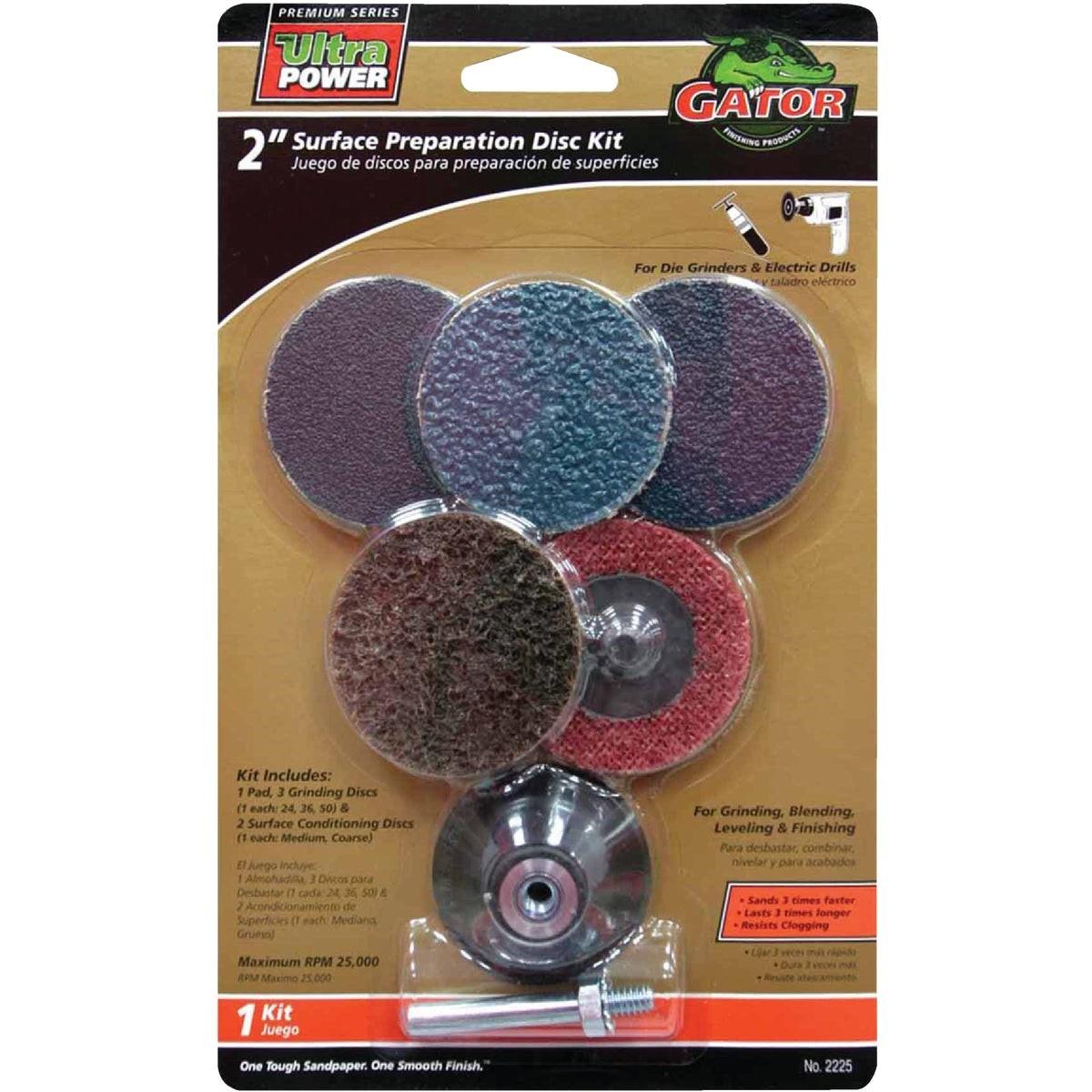 GATOR Gator 2225 Sanding Disc Kit 2 Inch 6 Pack