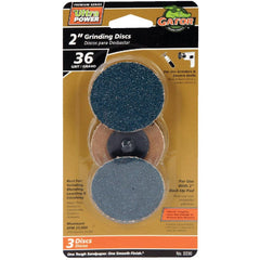 GATOR Gator 2230 Surface Conditioning Sanding Disc 2 in 36 Grit 3-pack