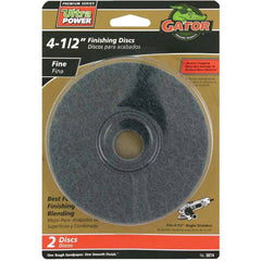 GATOR Gator 3874 Fine Fiber Disc 4.5 in Angle Grinder 2 Pack