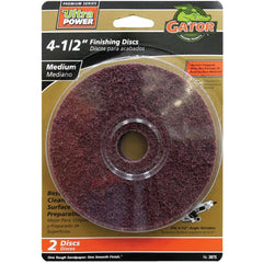 GATOR Gator 3875 Medium Fiber Disc 4.5 in Angle Grinder 2 Pack