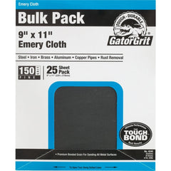 GATOR Gator 4245 Emery Cloth 150 Grit 9x11 in 25 Pack