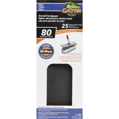 GATOR Gator 4263 Drywall Sandpaper 80 Grit 25-pack