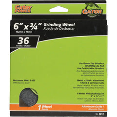 GATOR Gator 6012GA 6 Inch Bench Grinding Wheel Multi-bore