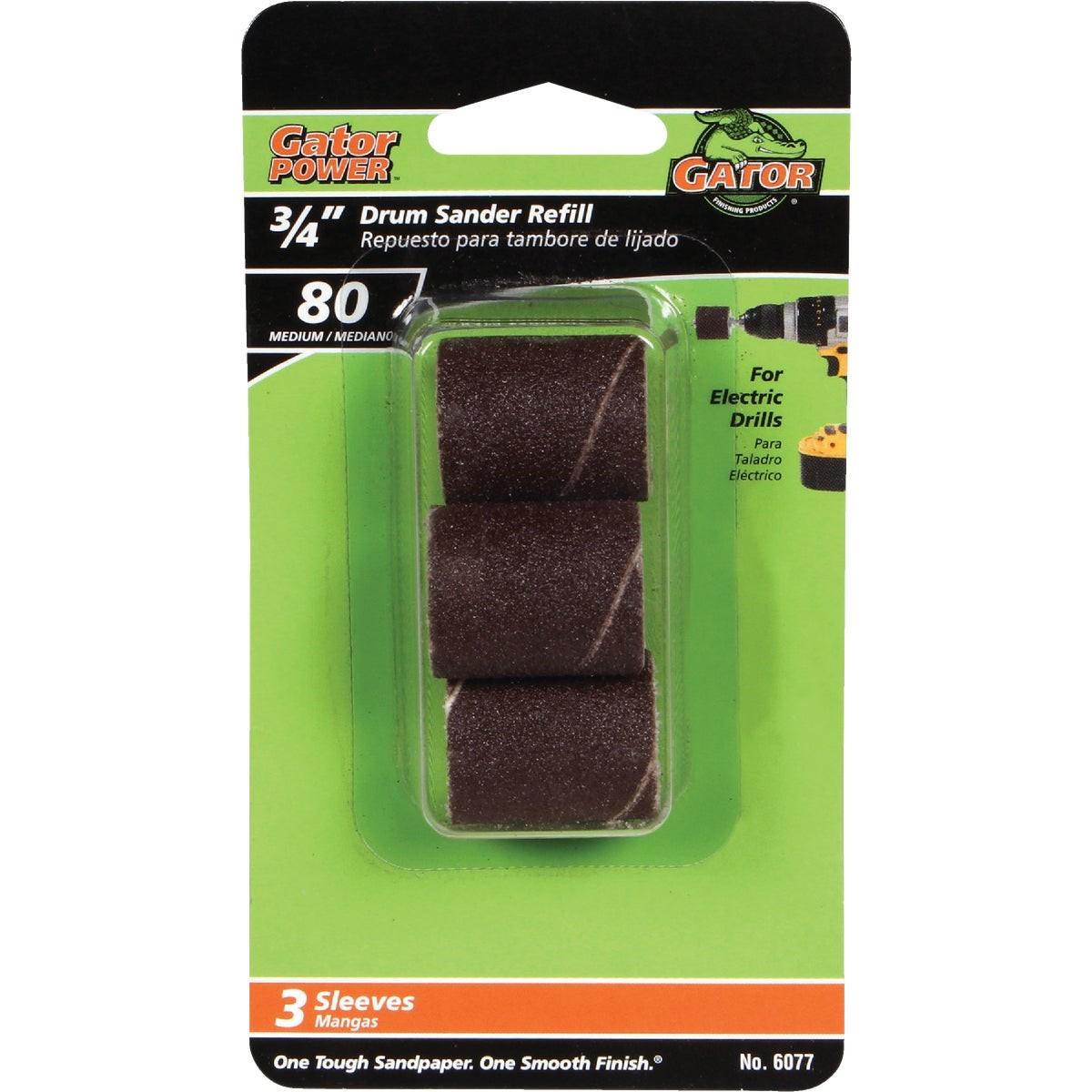 GATOR Gator 6077 Drum Sander Refill 80 Grit 3-pack