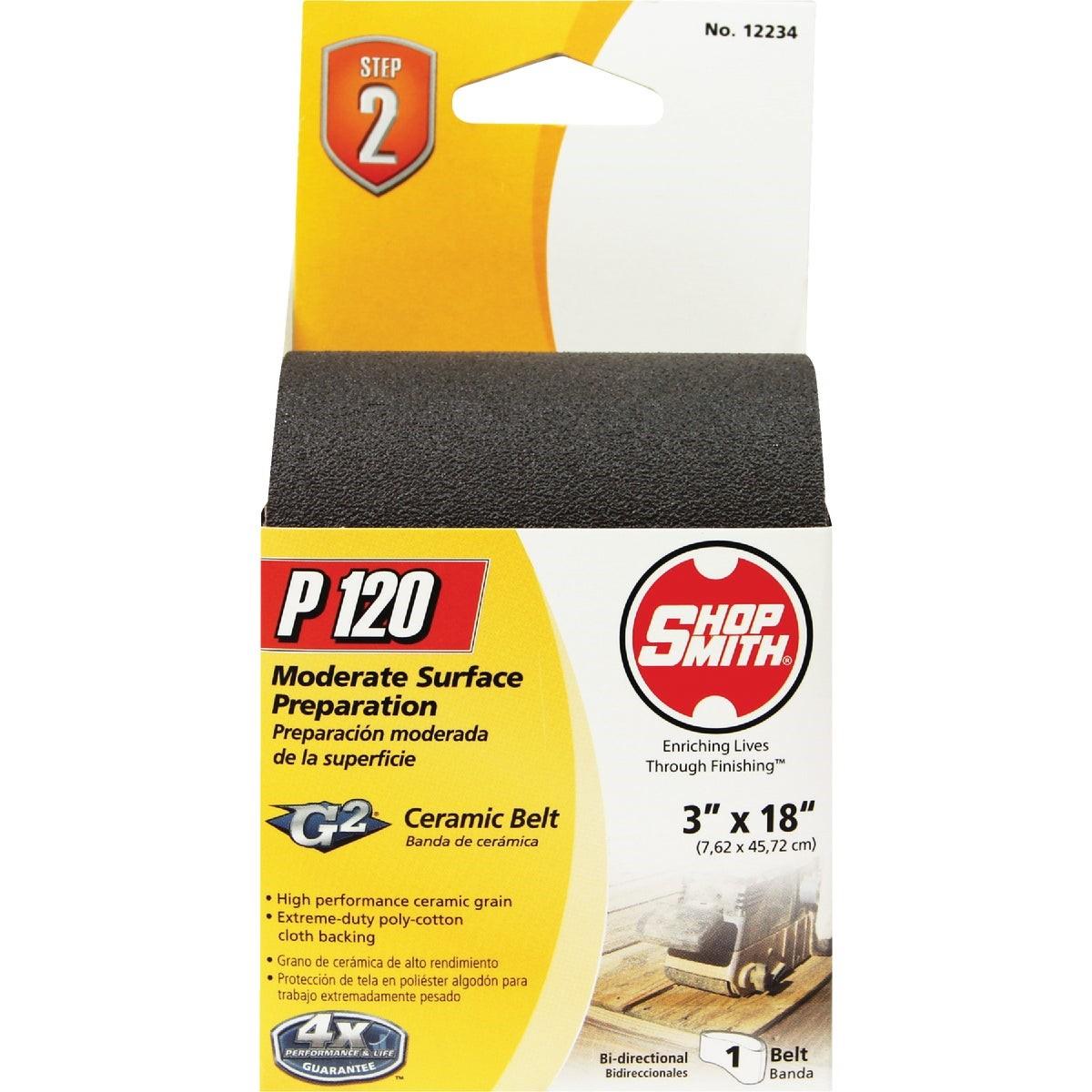 GATOR Gator 7086 Sanding Belt 120 Grit 3 X 18 Inches