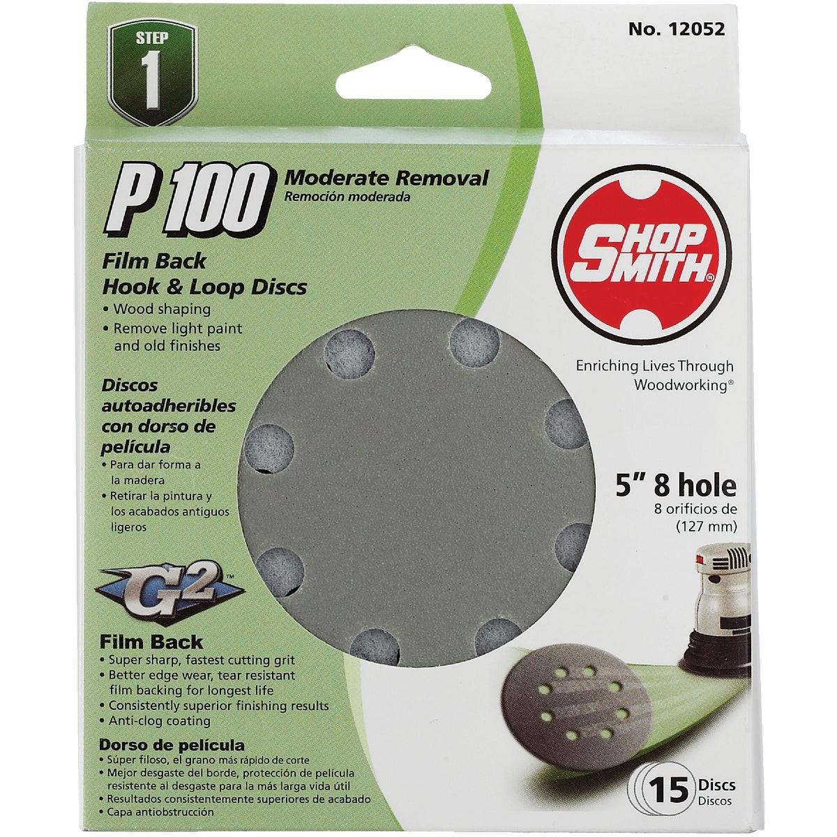 GATOR Gator 9022 5 in 100-grit Vented Sanding Disc 15 Pack