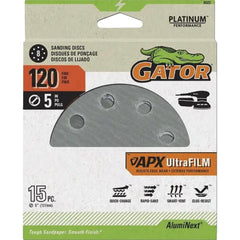 GATOR Gator 9023 5 in 120-grit Vented Sanding Disc 15-pack