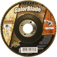 GATOR Gator 9708 Type 29 Flap Disc 4 in 80 Grit Zirconium Oxide