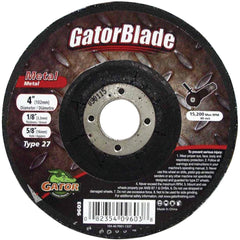 GATOR Gator 9603 Type 27 Metal Cut-off Wheel 4 X 1/8 X 5/8 in