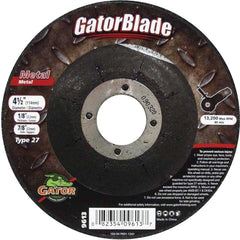 GATOR Gator 9613 Type 27 Metal Cut-off Wheel 4.5 X 0.125 X 0.875 in