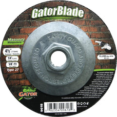 GATOR Gator 9618 Type 27 Masonry Cut-off Wheel 4.5 in