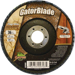 GATOR Gator 9703 Type 29 Flap Disc 4 in 5/8 in 36 Grit Angle Grinder