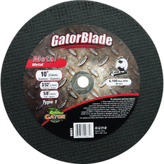 GATOR Gator 9661 Type 1 Metal Cut-off Wheel 10x3/32x5/8 in