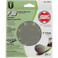 GATOR Gator 9021GA 5 in 80-grit Vented Sanding Disc 15-pack