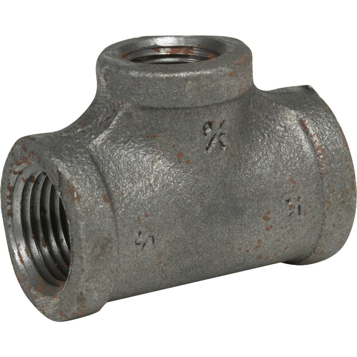 ASC ENGINEERED SOLUTIONS Asc 8700121307 3/4x3/4x1/2 Reducing Black Iron Tee