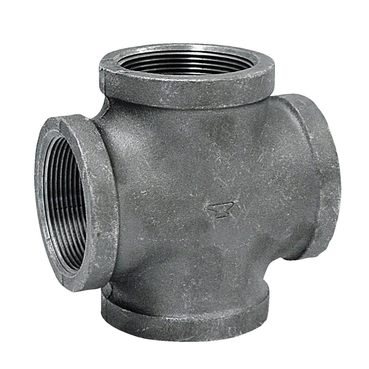 ASC ENGINEERED SOLUTIONS Asc 8700126900 Malleable Iron Galvanized Pipe Cross 1/2 in