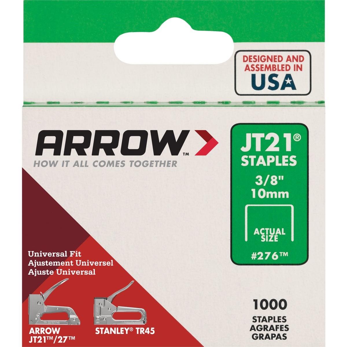 ARROW Arrow 276 Light Duty Staple 3/8 Inch 1000-pack
