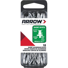ARROW Arrow RSA3/16 Aluminum Pop Rivet 3/16 in X 1/8 in 25 Count