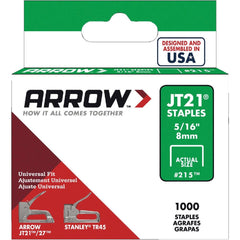 ARROW Arrow 215 Light Duty Staple 5/16 Inch 1000 Pack