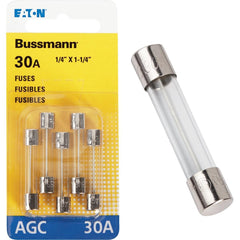 EATON Eaton BP/AGC-30-RP Glass Tube Automotive Fuse 30A 32V 5-pack