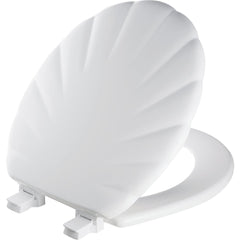 BEMIS Bemis 22ECA000 Round Wood Toilet Seat Shell Sculptured White