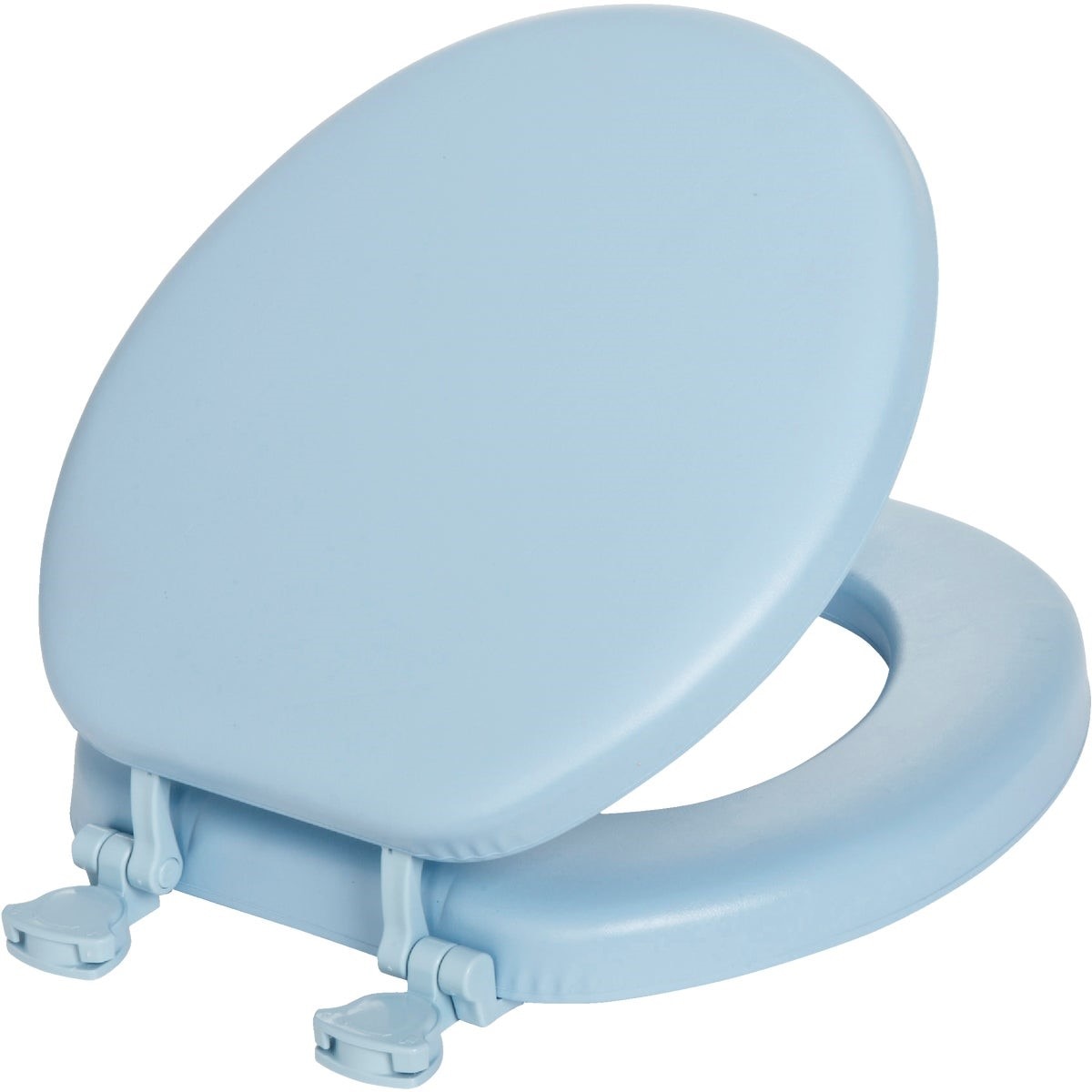 BEMIS Bemis 15EC_034 Round Soft Cushioned Toilet Seat Sky Blue