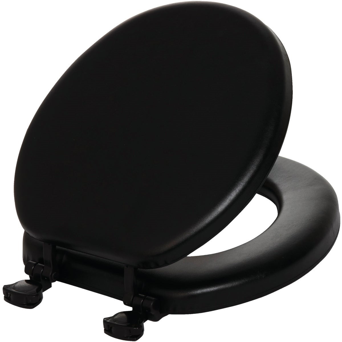BEMIS Bemis 15EC_047 Round Soft Cushioned Toilet Seat Black