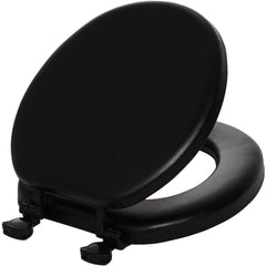 BEMIS Bemis 15EC_047 Round Soft Cushioned Toilet Seat Black