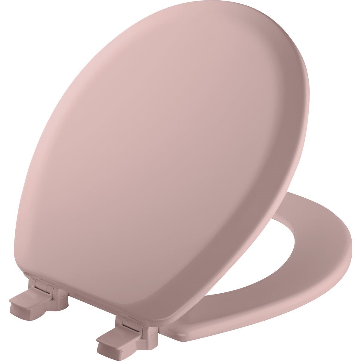 BEMIS Bemis 41EC023 Round Closed Front Pink Wood Toilet Seat