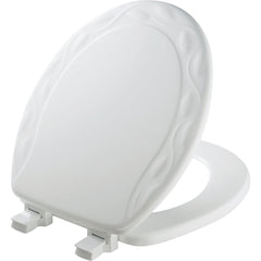 BEMIS Bemis 34ECA000 Round Closed Front Wood Toilet Seat White