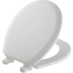 BEMIS Bemis 41EC000 Round Closed Front Toilet Seat White Wood