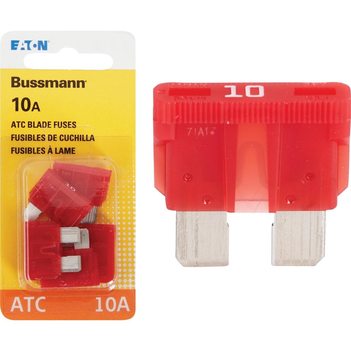 EATON Eaton BP/ATC-10-RP Atc Blade Fuse 10A 32V 4 Pack