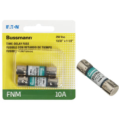 EATON Eaton BP/FNM-10 Time Delay Cartridge Fuse 10A 2-pack