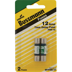 EATON Eaton BP/FNM-12 Time Delay Cartridge Fuse 12A 2-pack