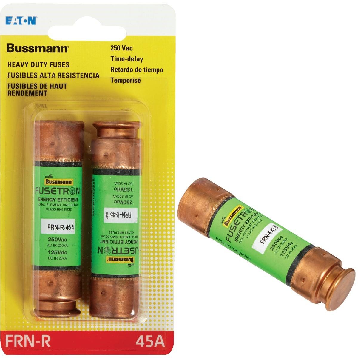 EATON Eaton BP/FRN-R-45 45A Time Delay Cartridge Fuse 2-pack