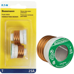 EATON Eaton BP/T-25 25A Time-delay Plug Fuse 2-pack