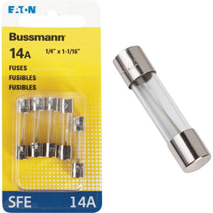 EATON Eaton BP/SFE-14-RP Sfe Glass Tube Automotive Fuse 5 Pack