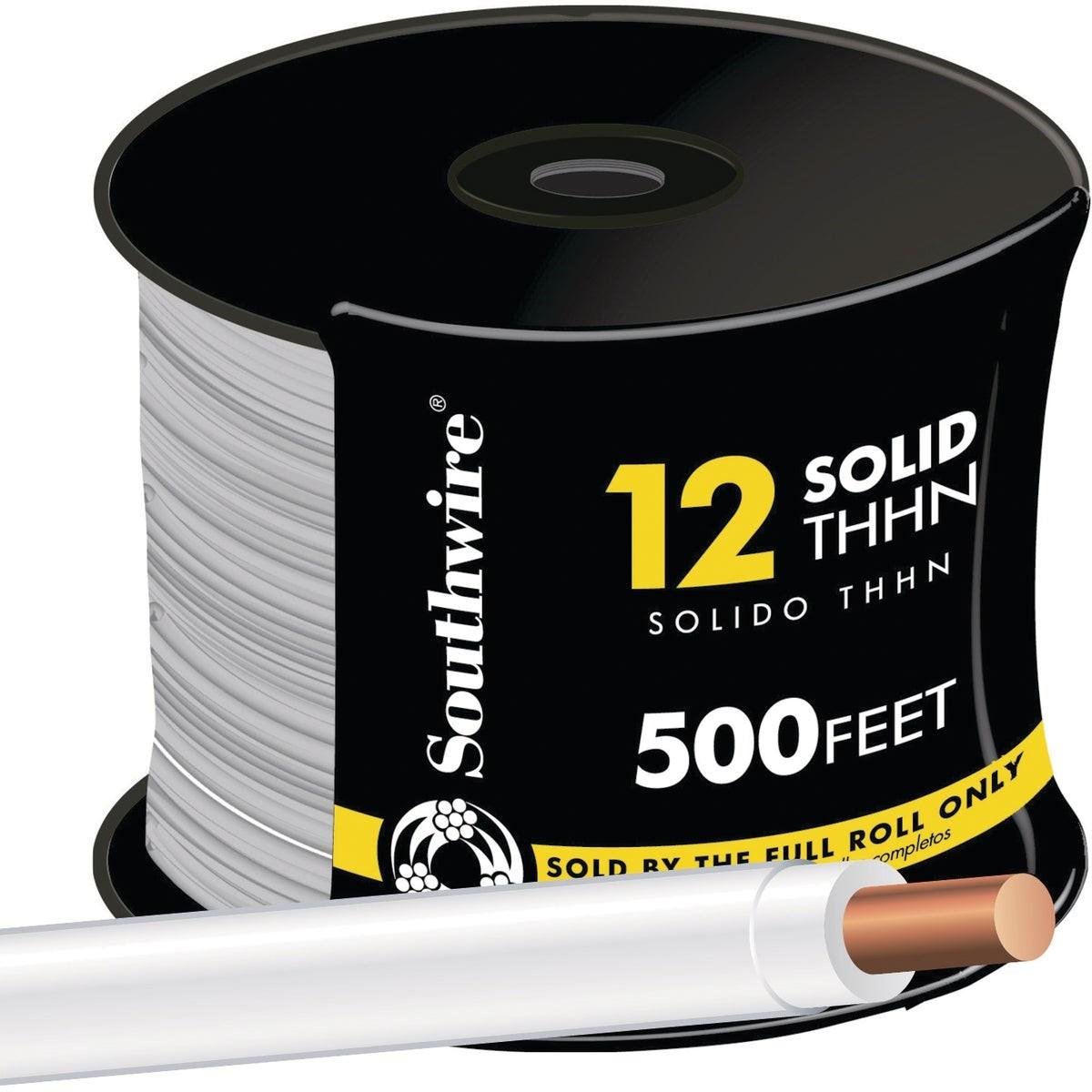 SOUTHWIRE Southwire 11588158 Thhn Building Wire 12 Awg Solid 500 Ft