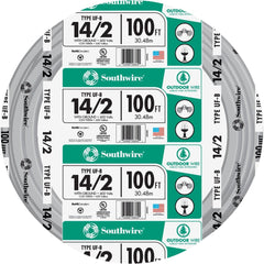 SOUTHWIRE Southwire 13054226 14 Awg 2-conductor Ufw/g Wire 100 Ft